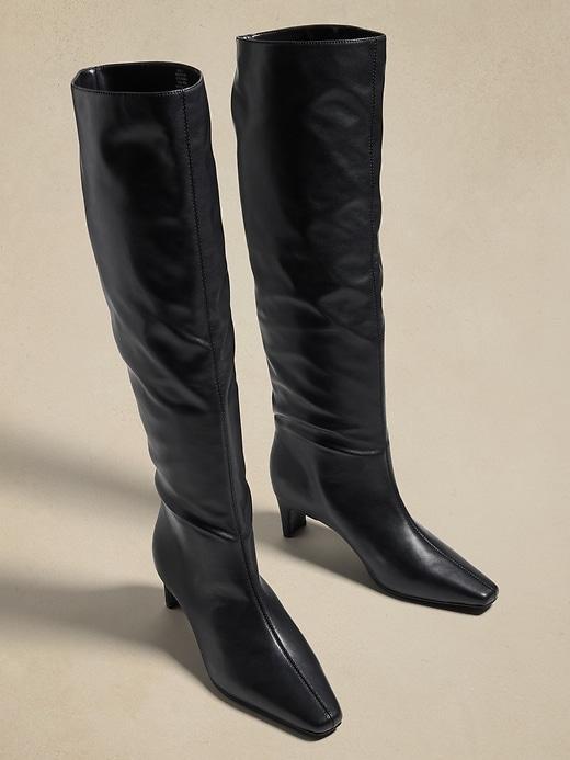 Vegan Tall Slouch Boot Product Image