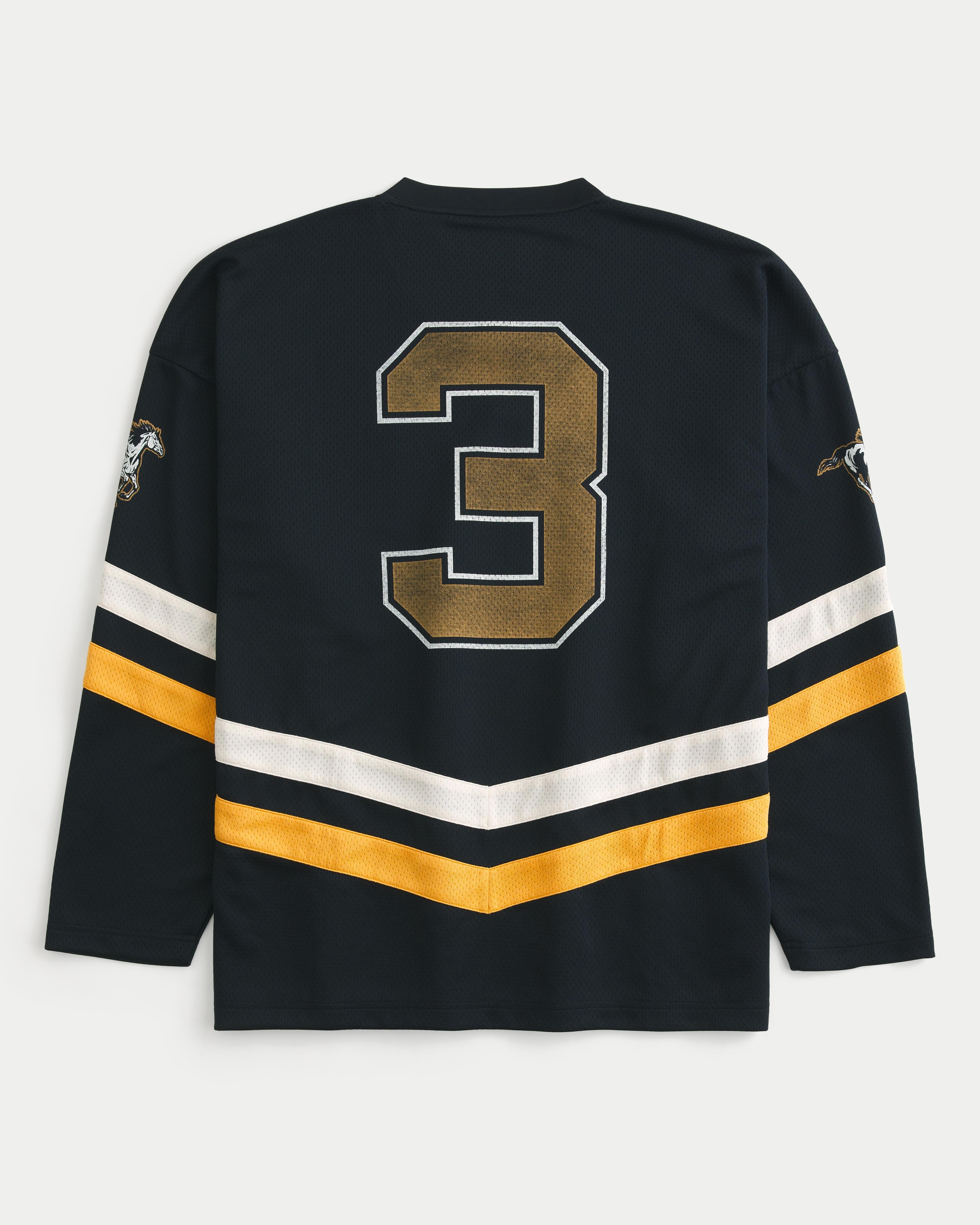 Baggy Westside Mustangs Graphic Hockey Jersey Product Image