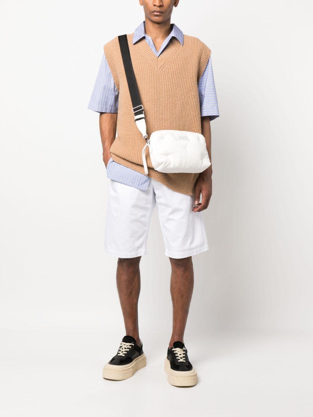 MAISON MARGIELA Glam Slam Shoulder Bag In White Product Image