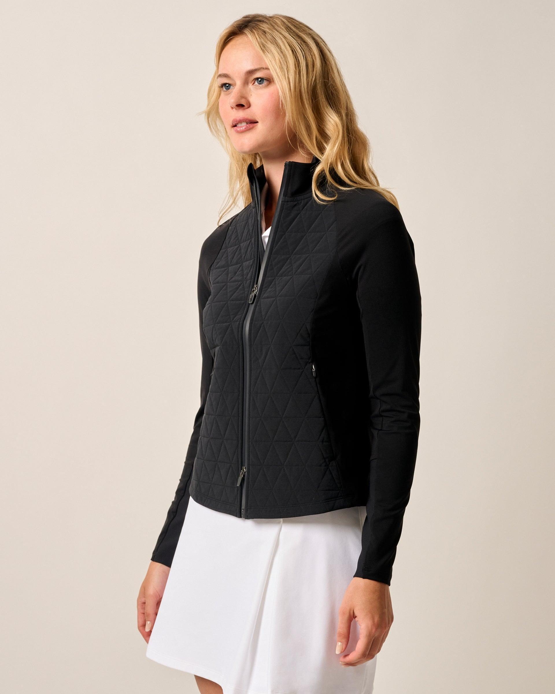 Hanah Performance Mixed Media Jacket Female Product Image