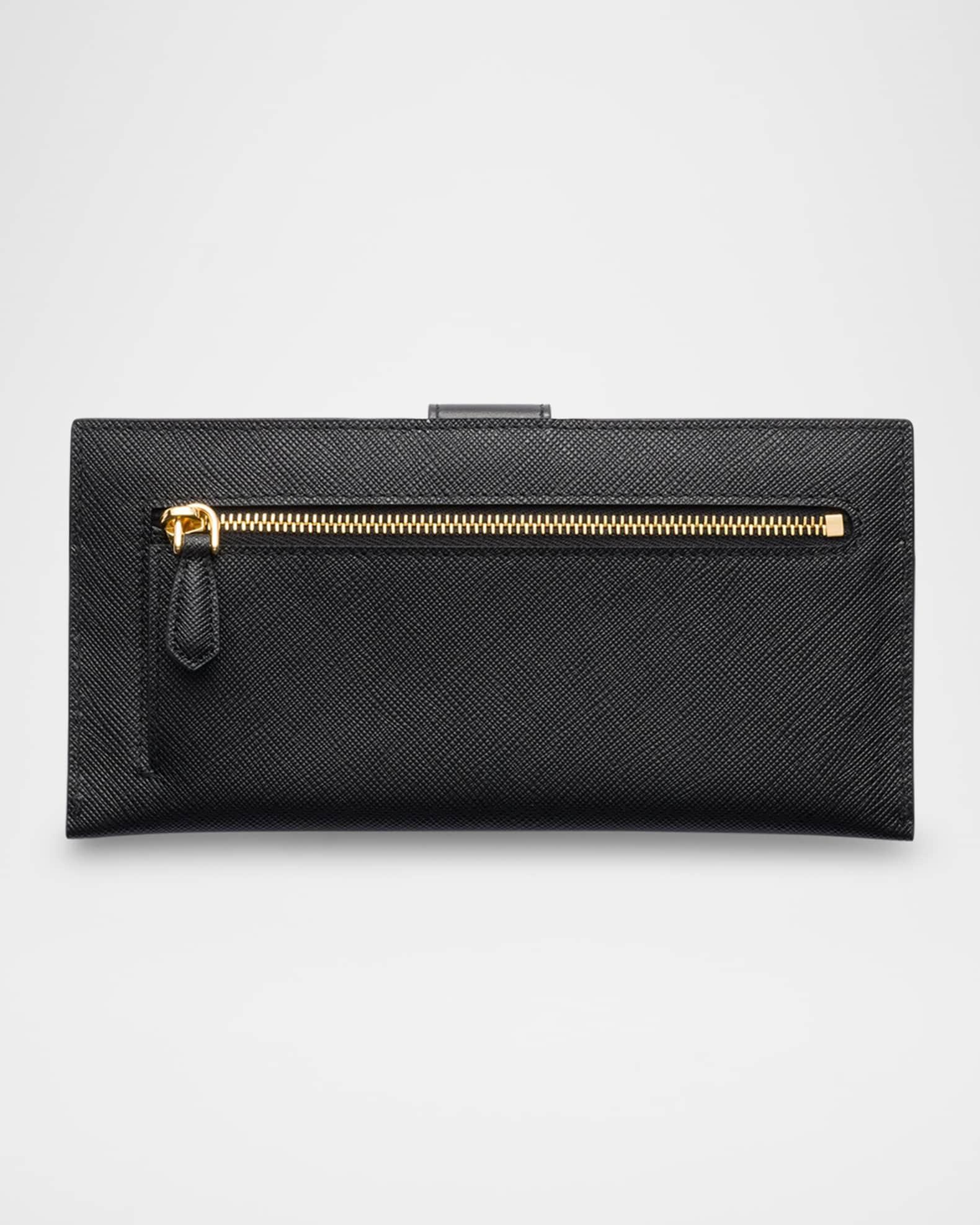 Large Saffiano and Leather Wallet Product Image