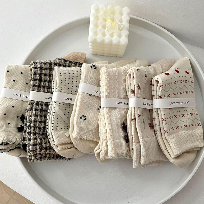 Patterned Socks Product Image