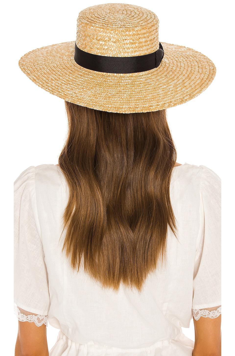 The Spencer Wide Brimmed Boater Lack of Color Product Image