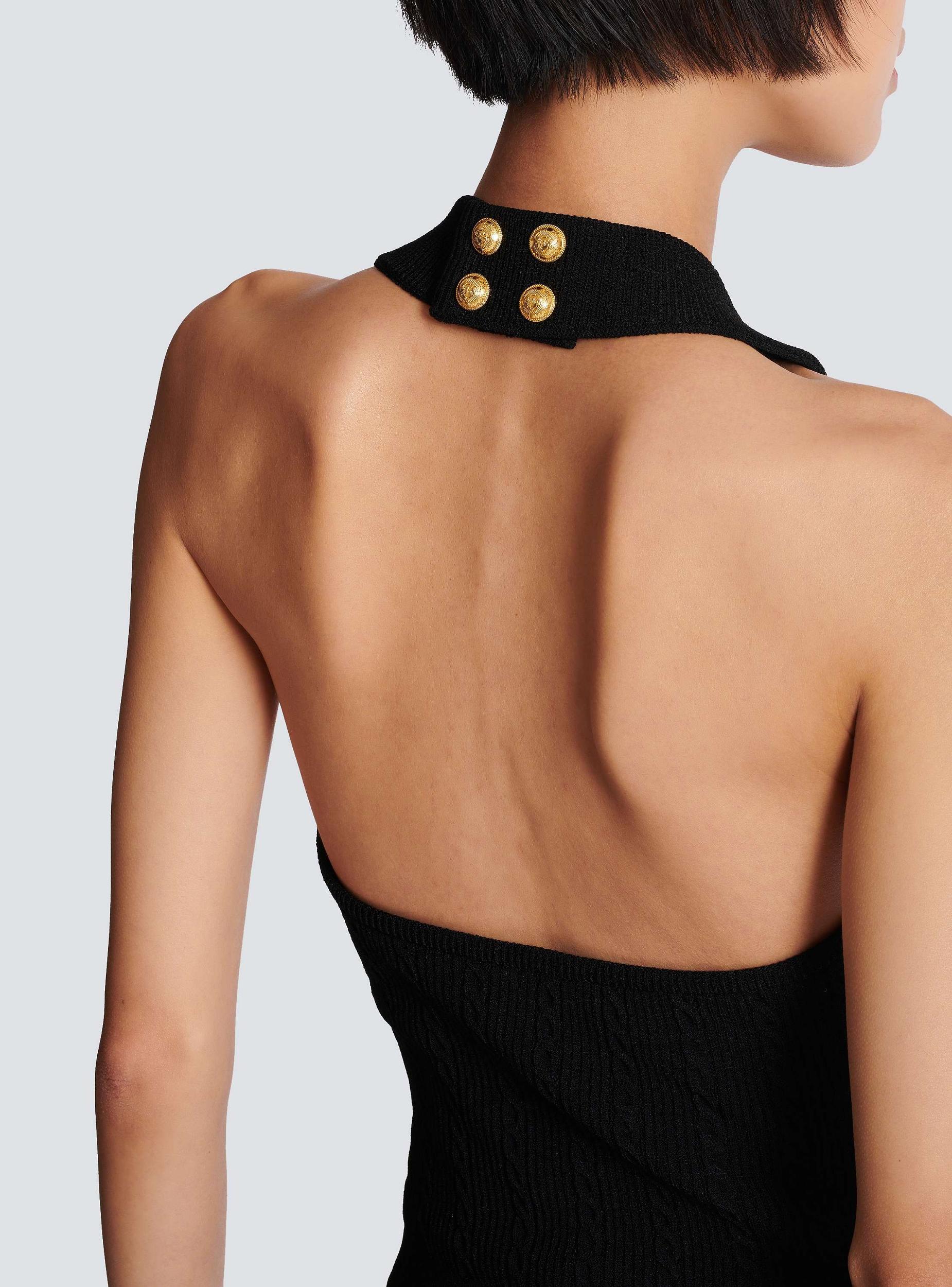 Cable-knit halterneck top Product Image