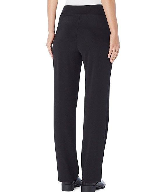 Jones New York Textured Ottoman Knit Straight Leg Pull-On Pants Product Image