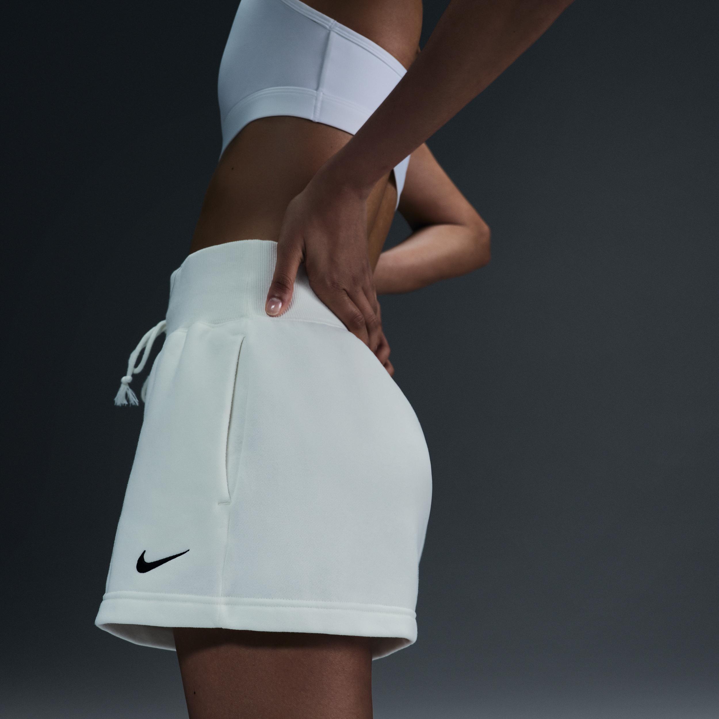 Nike Womens Sportswear Phoenix Fleece High-Waisted Loose Shorts Product Image