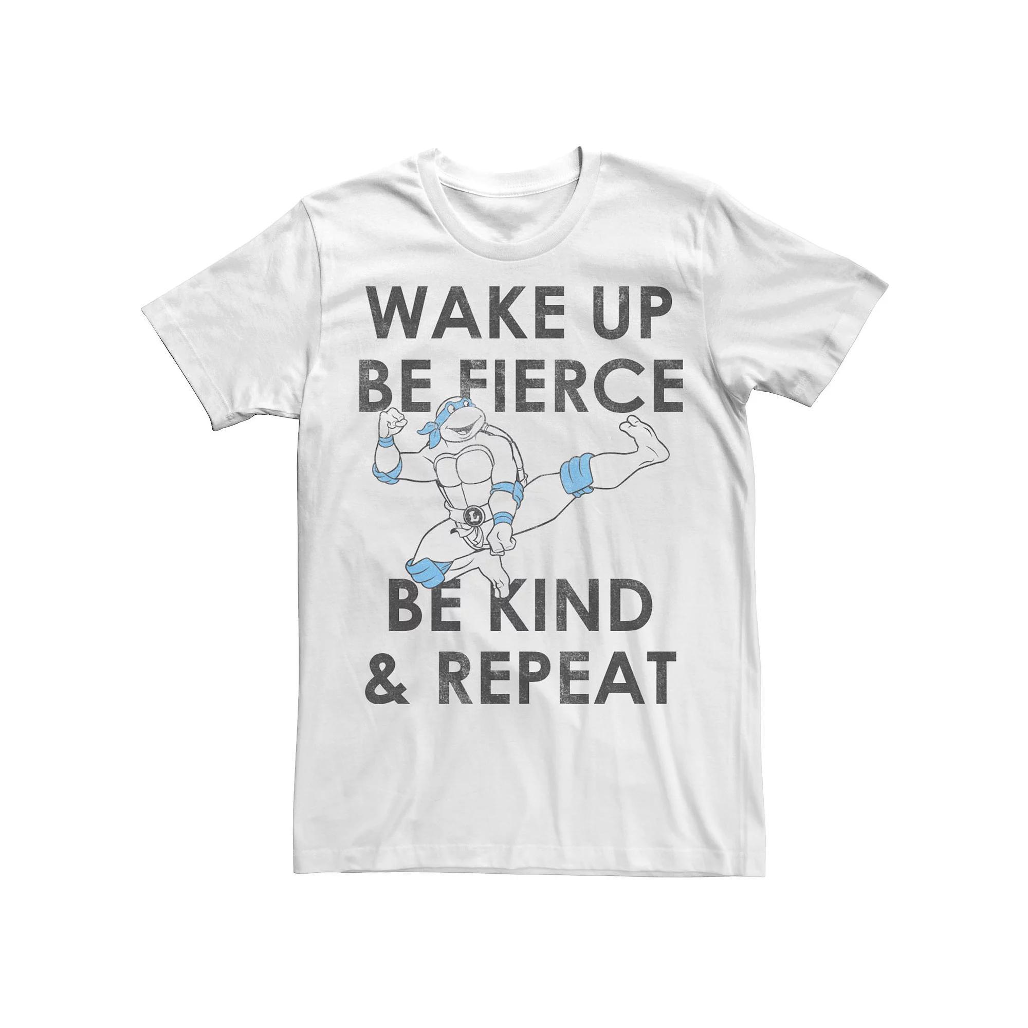 Men's Ninja Turtles Leonardo Be Kind And Repeat Short Sleeve Tee,  Product Image