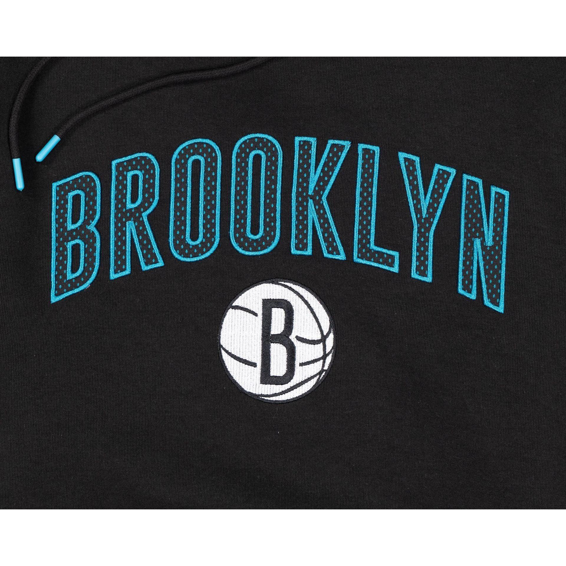 Brooklyn Nets 2023 City Edition Black Hoodie Male Product Image