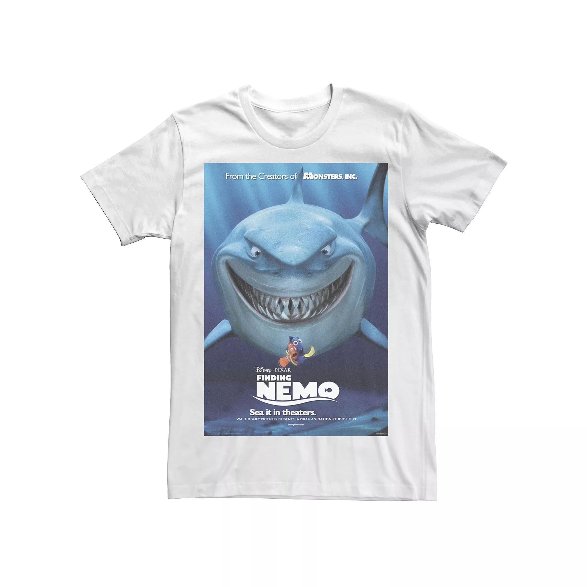 Disney / Pixar's Finding Nemo Bruce Men's Poster Tee, Size: Medium, White Product Image