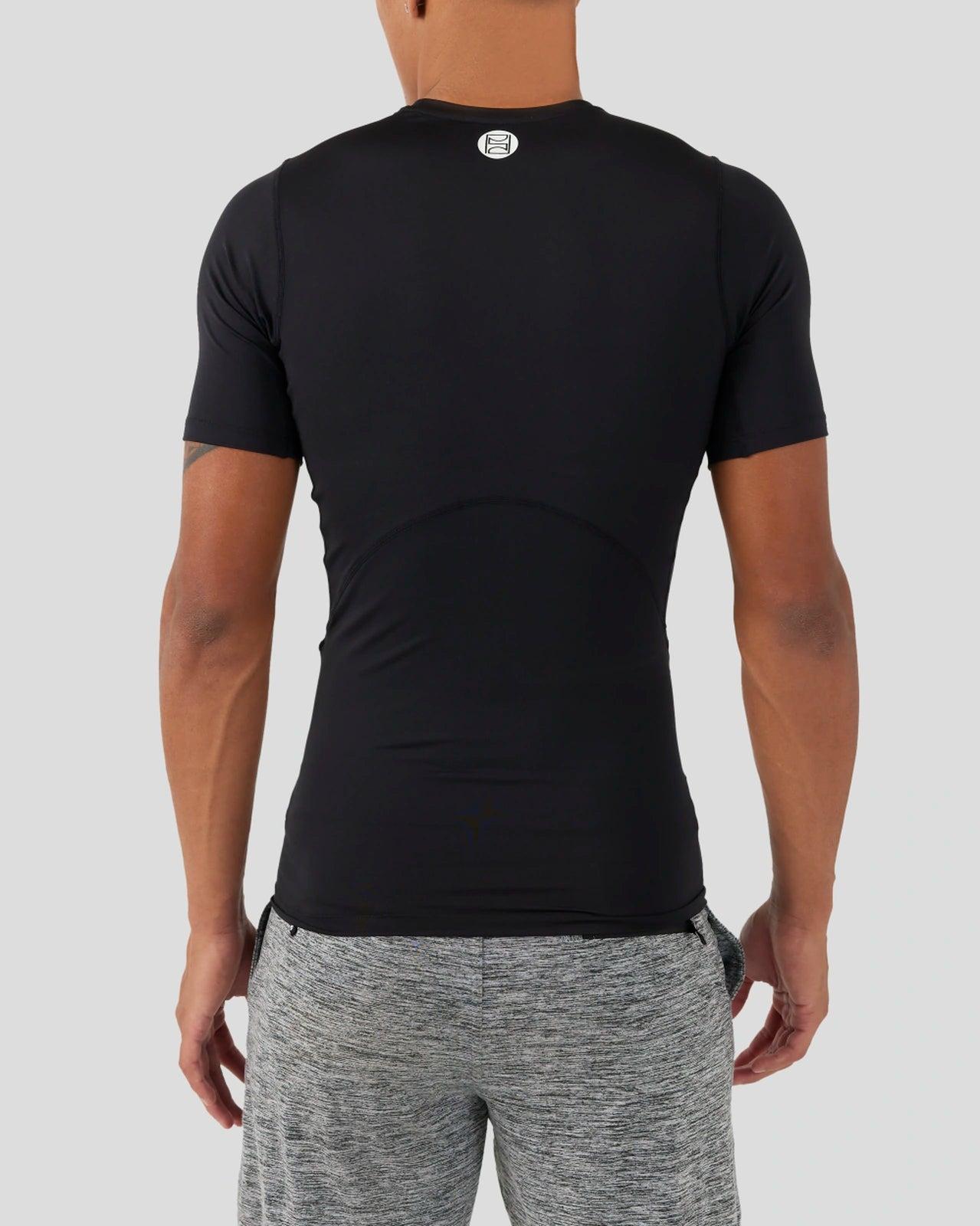 Compression Tee Short Sleeve - Black Male Product Image