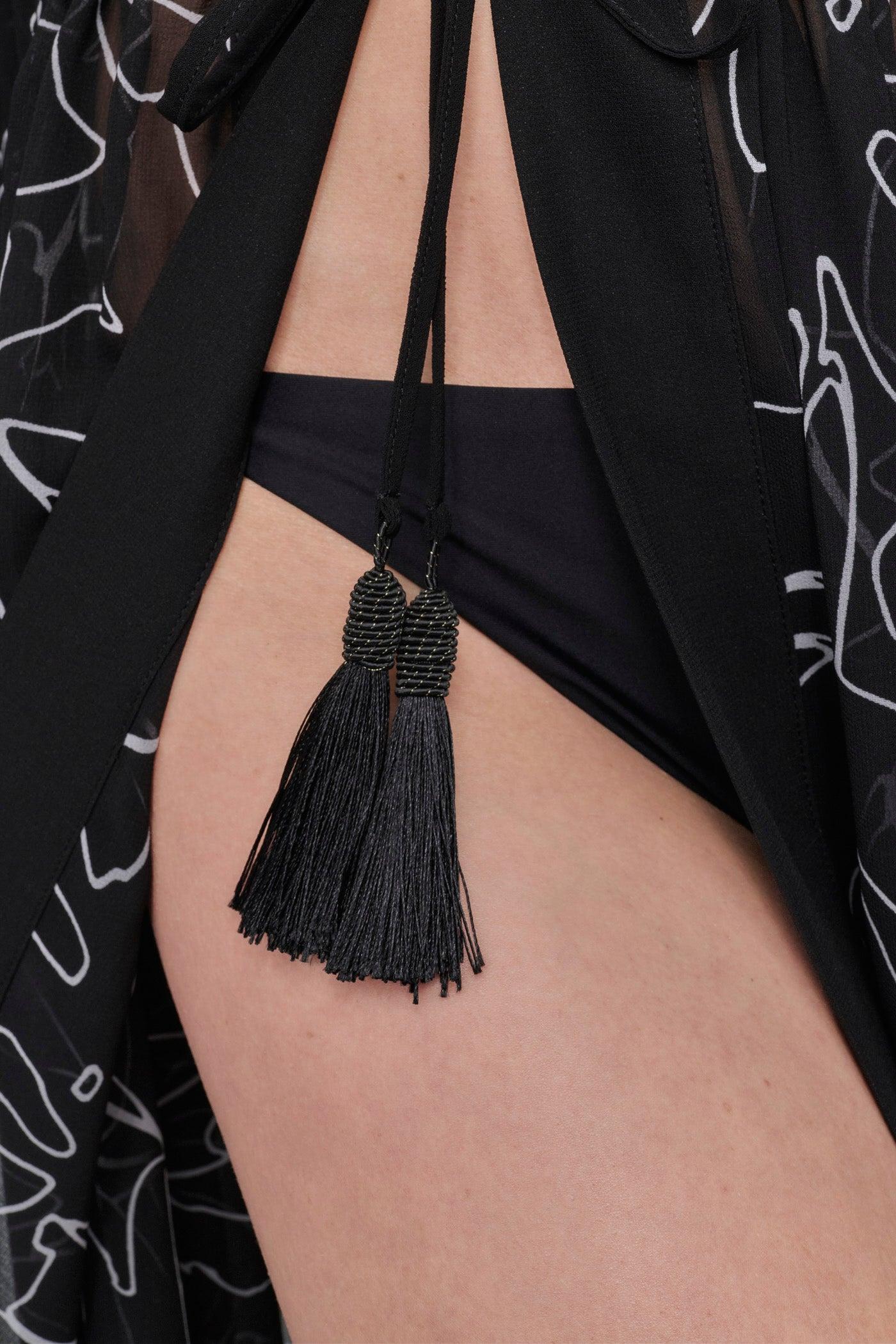 TIE-FRONT MAXI KAFTAN Product Image