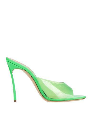 CASADEI Woman Sandals Green Size 7 Rubber In Verde Blu E Verdi Product Image