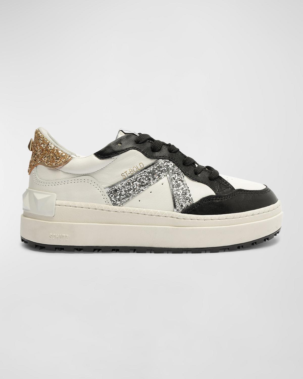 Leather Low-Top Sneakers Product Image