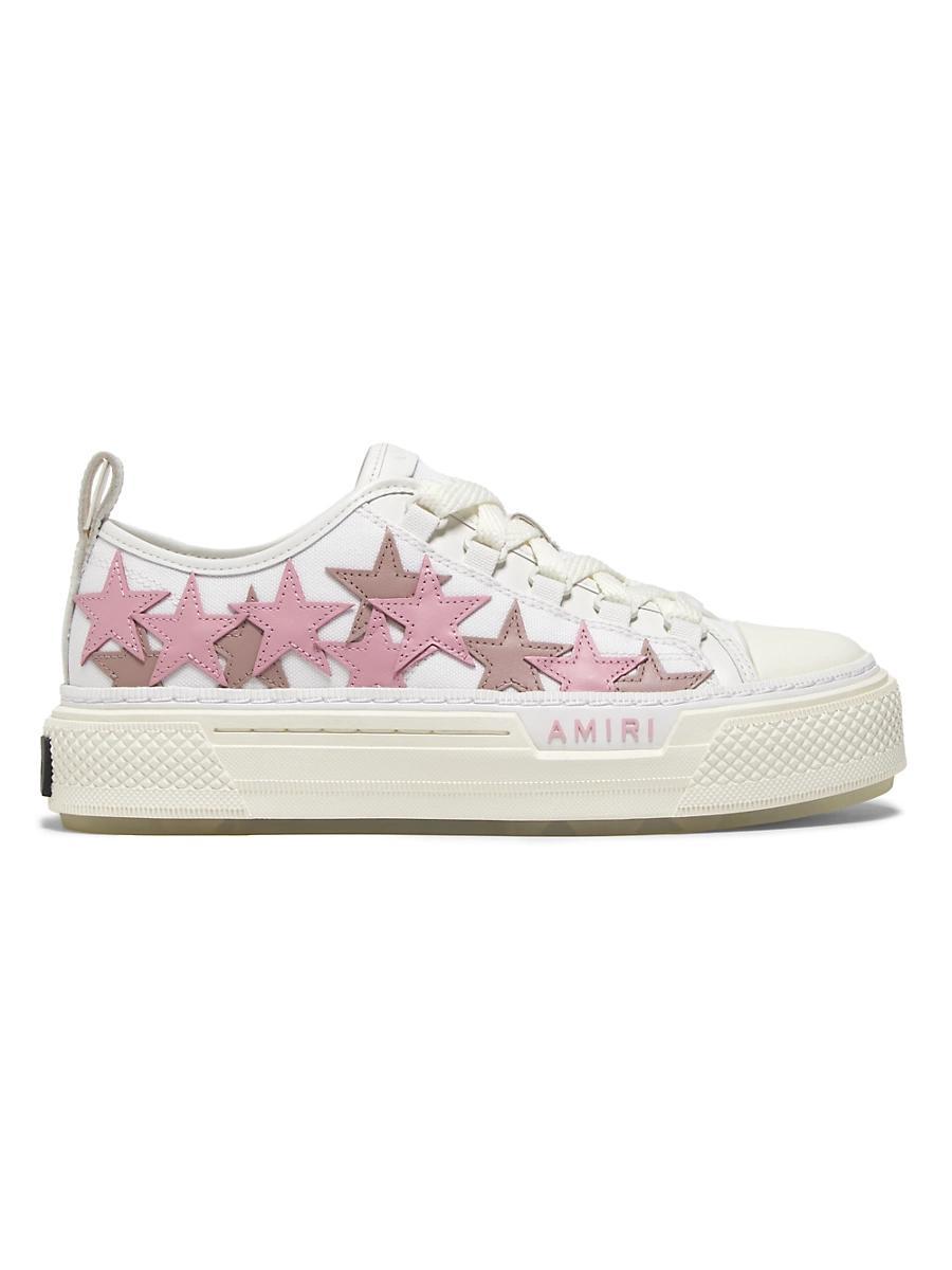 Womens Stars Court Canvas & Leather Low-Top Sneakers Product Image