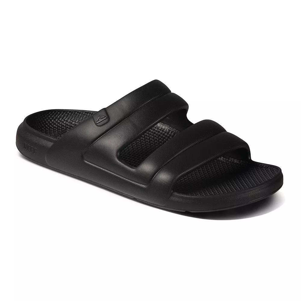 REEF Oasis Men's Two-Bar Slide Sandals, Size: 9, Black Product Image