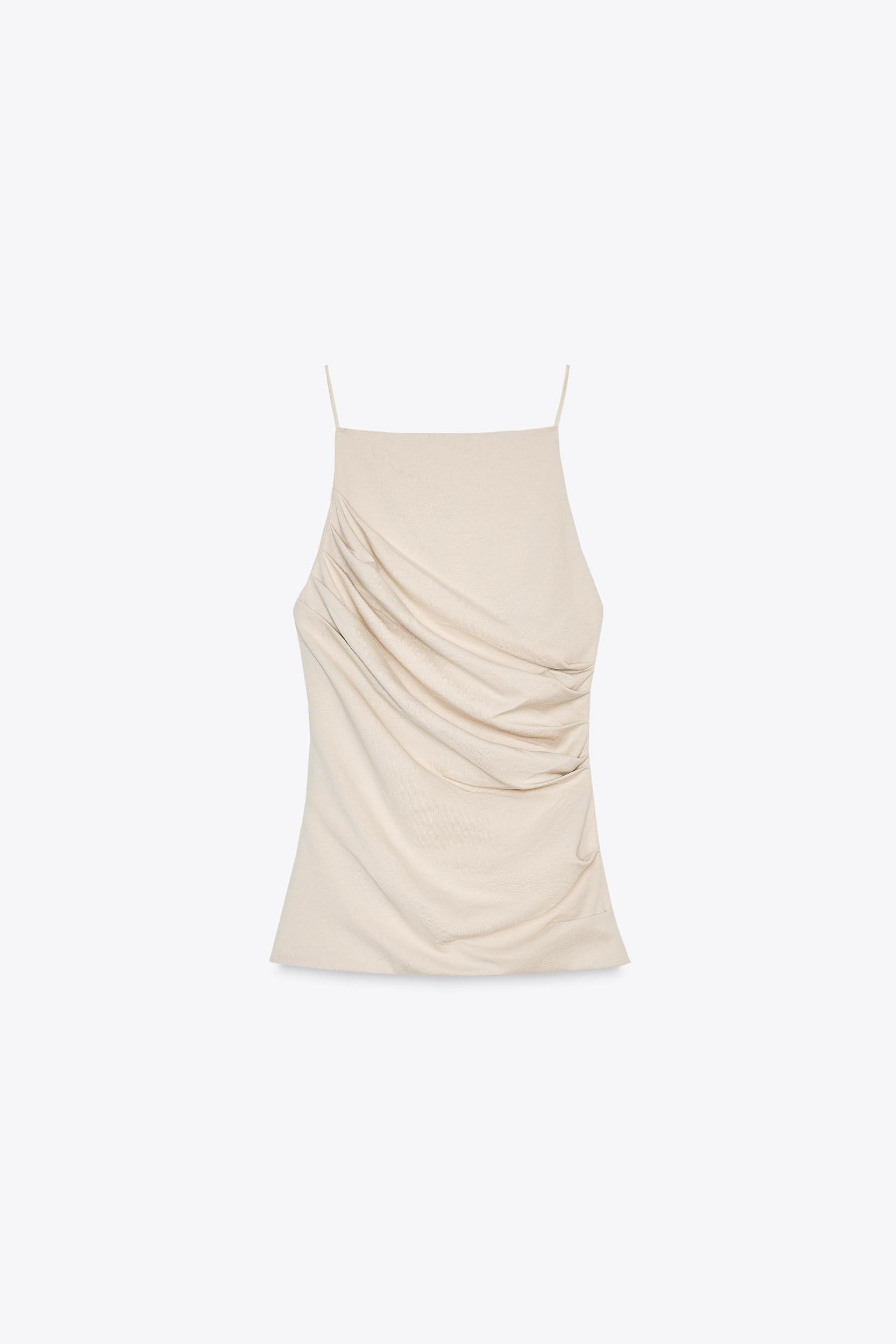 RUCHED STRAP TOP Product Image