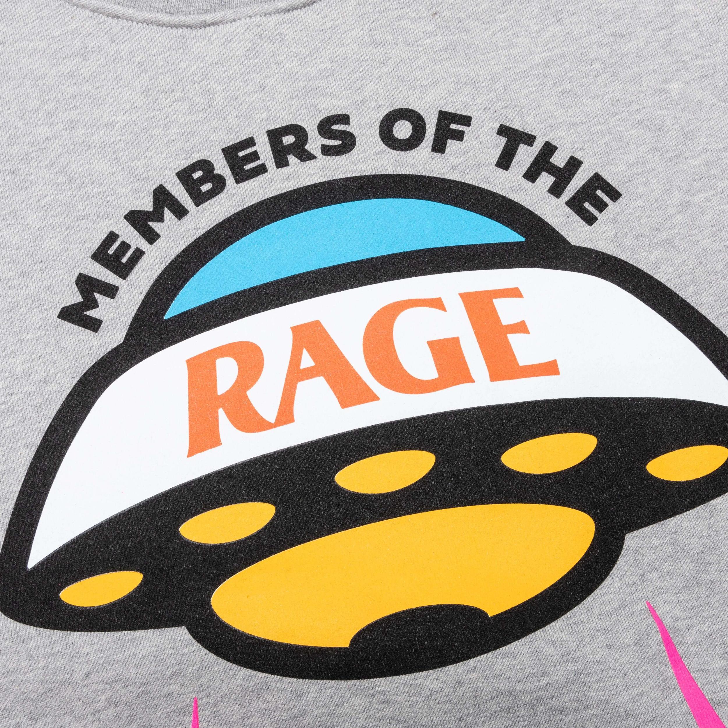 Oversized Planet Crewneck - Heather Grey Male Product Image