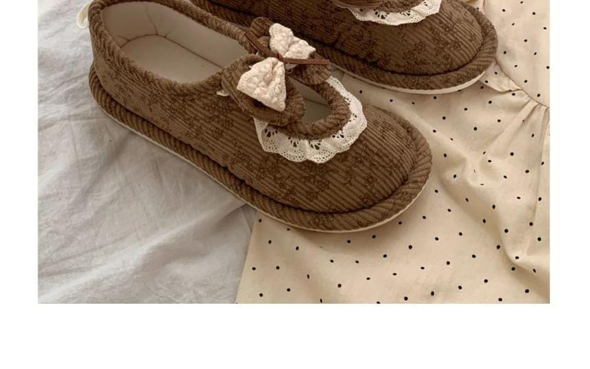 Floral Bow Slip-Ons Product Image