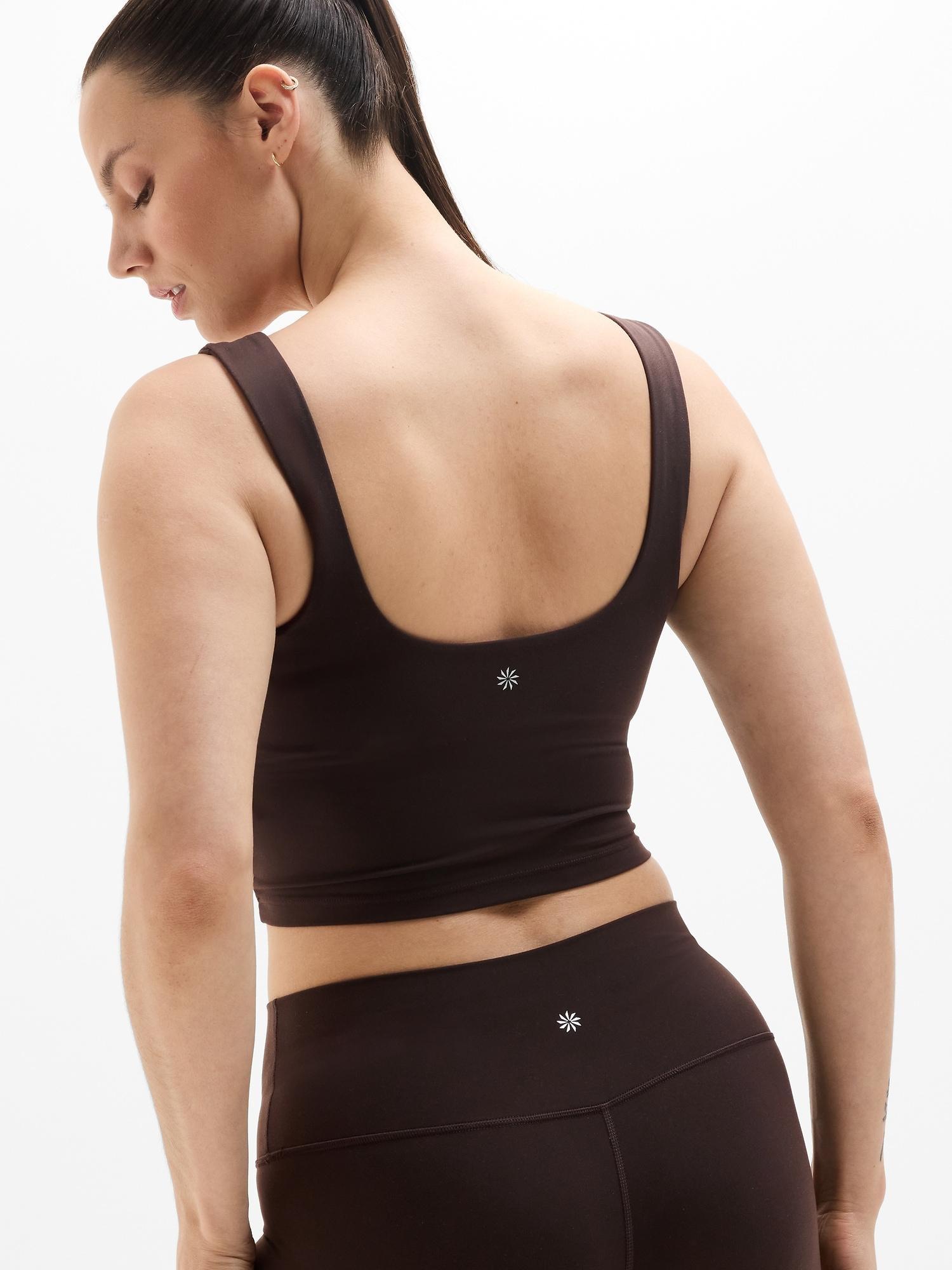 Transcend Square Neck Crop Sports Bra A-C Product Image