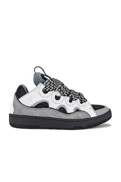 Lanvin Curb Sneaker in Grey Product Image