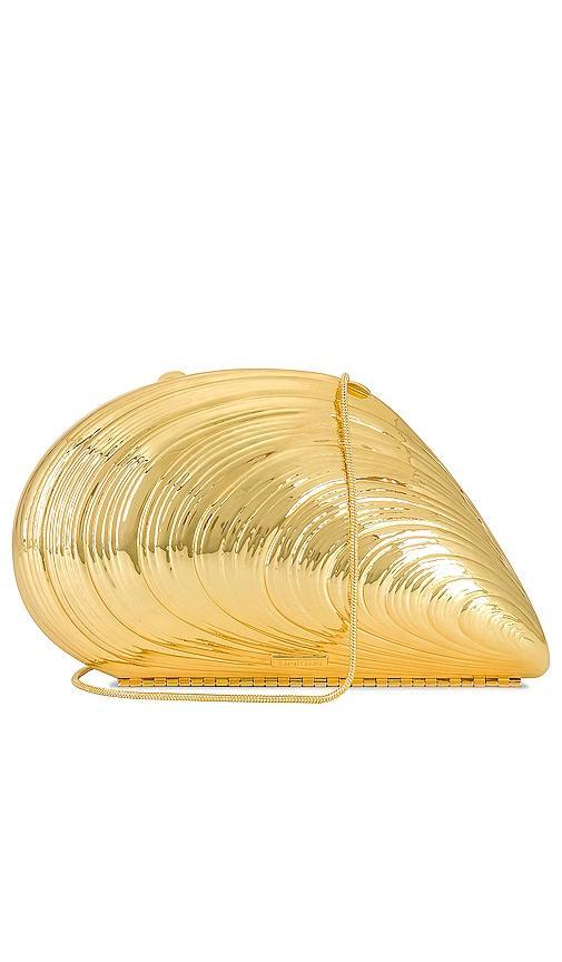 Bridget Metal Oyster Shell Clutch Bag Product Image