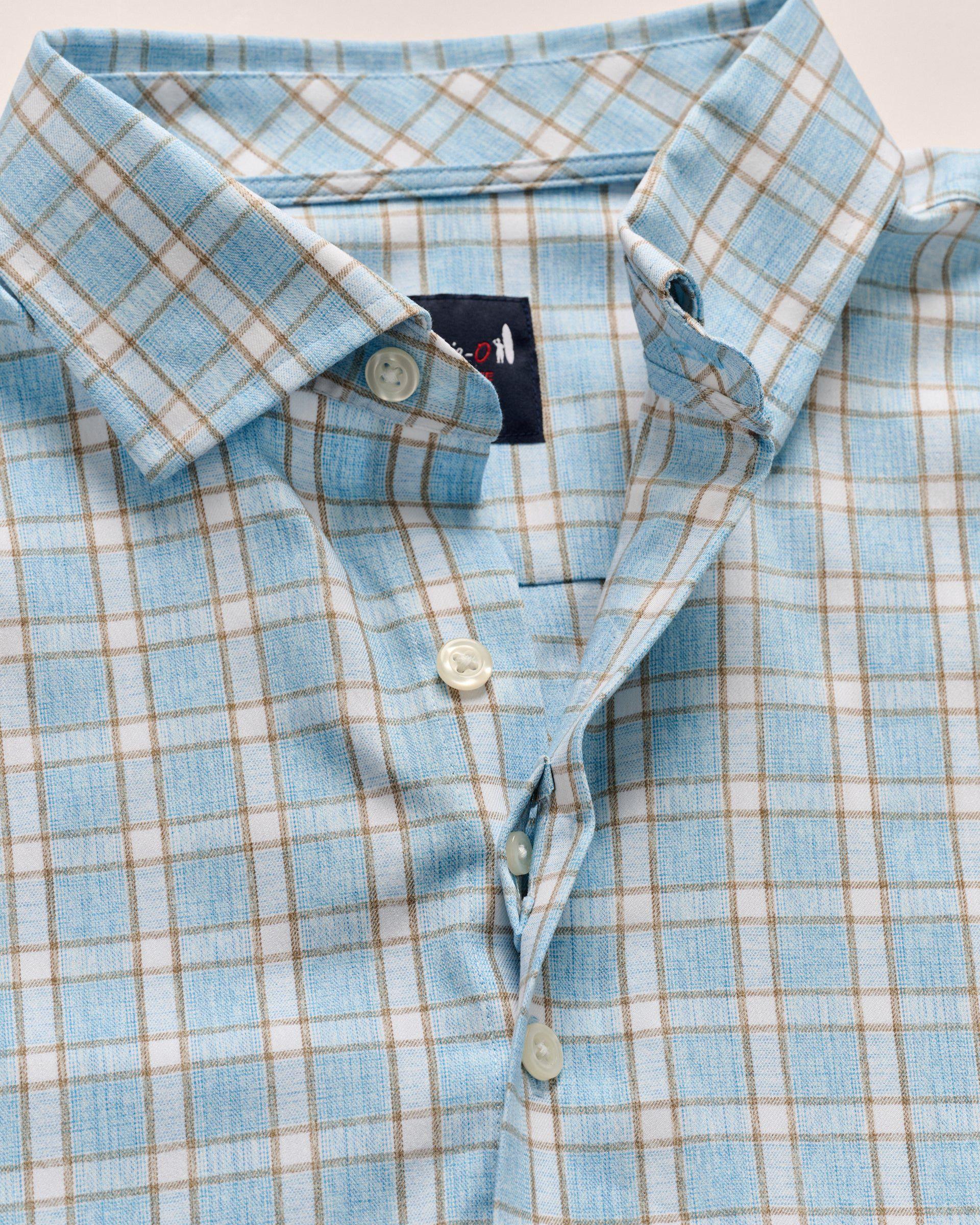 Performance Button Up Shirt - Burleigh Male Product Image