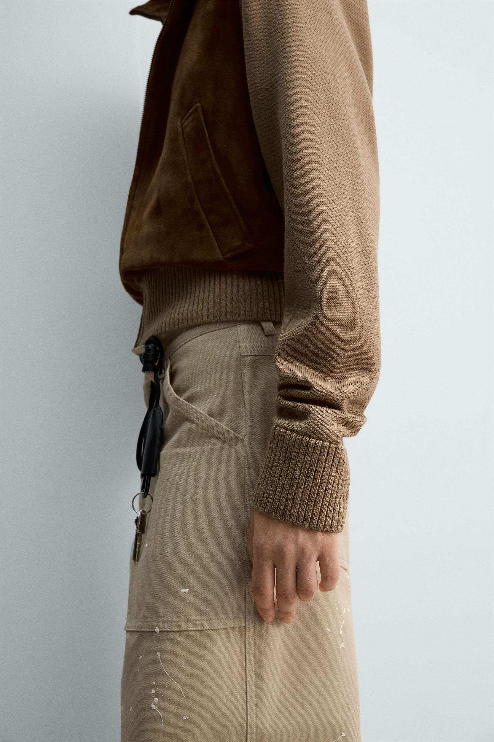 LIMITED EDITION COMBINATION LEATHER JACKET Product Image