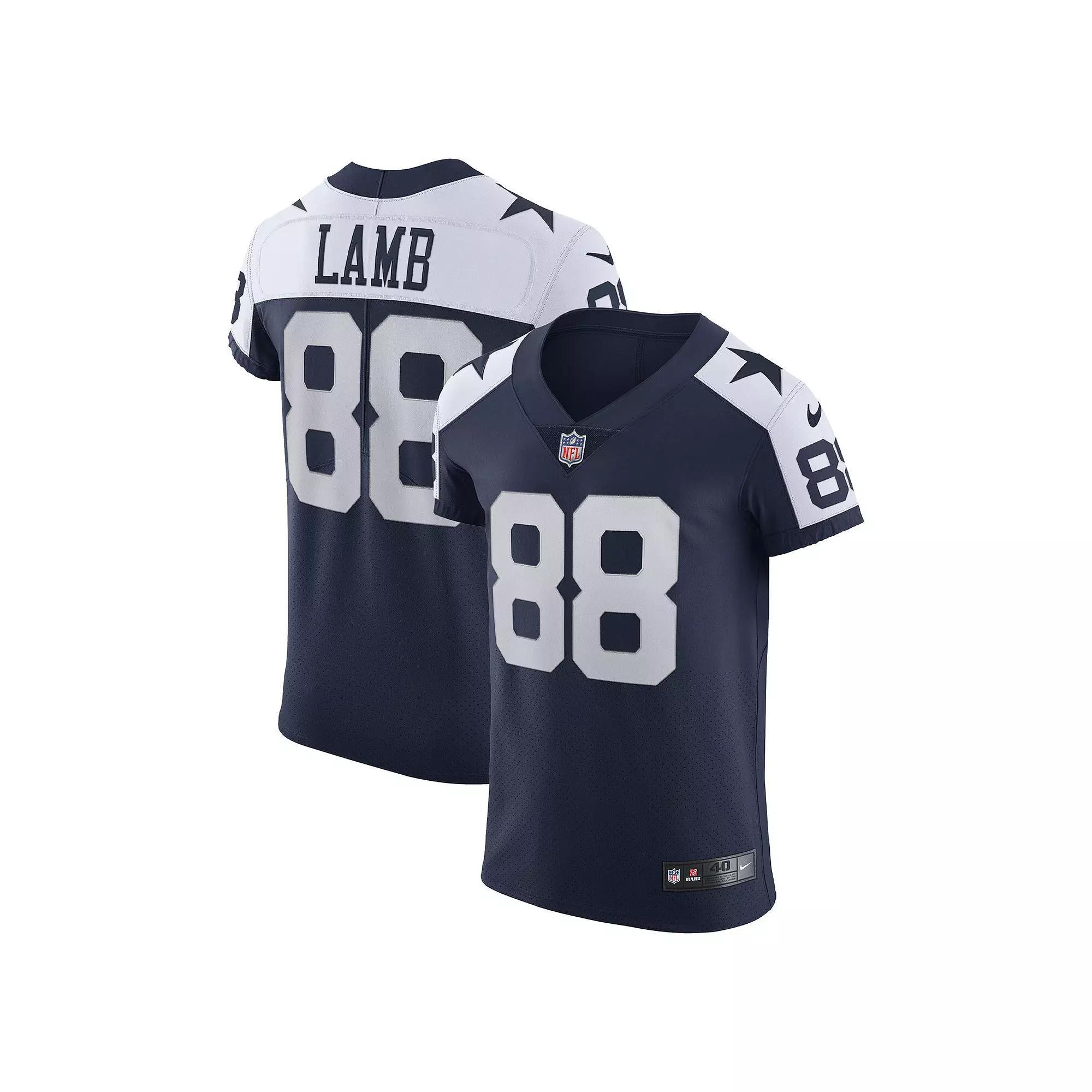 Men's Nike CeeDee Lamb Navy Dallas Cowboys Alternate Vapor Elite Jersey, Size: 56, Blue Product Image