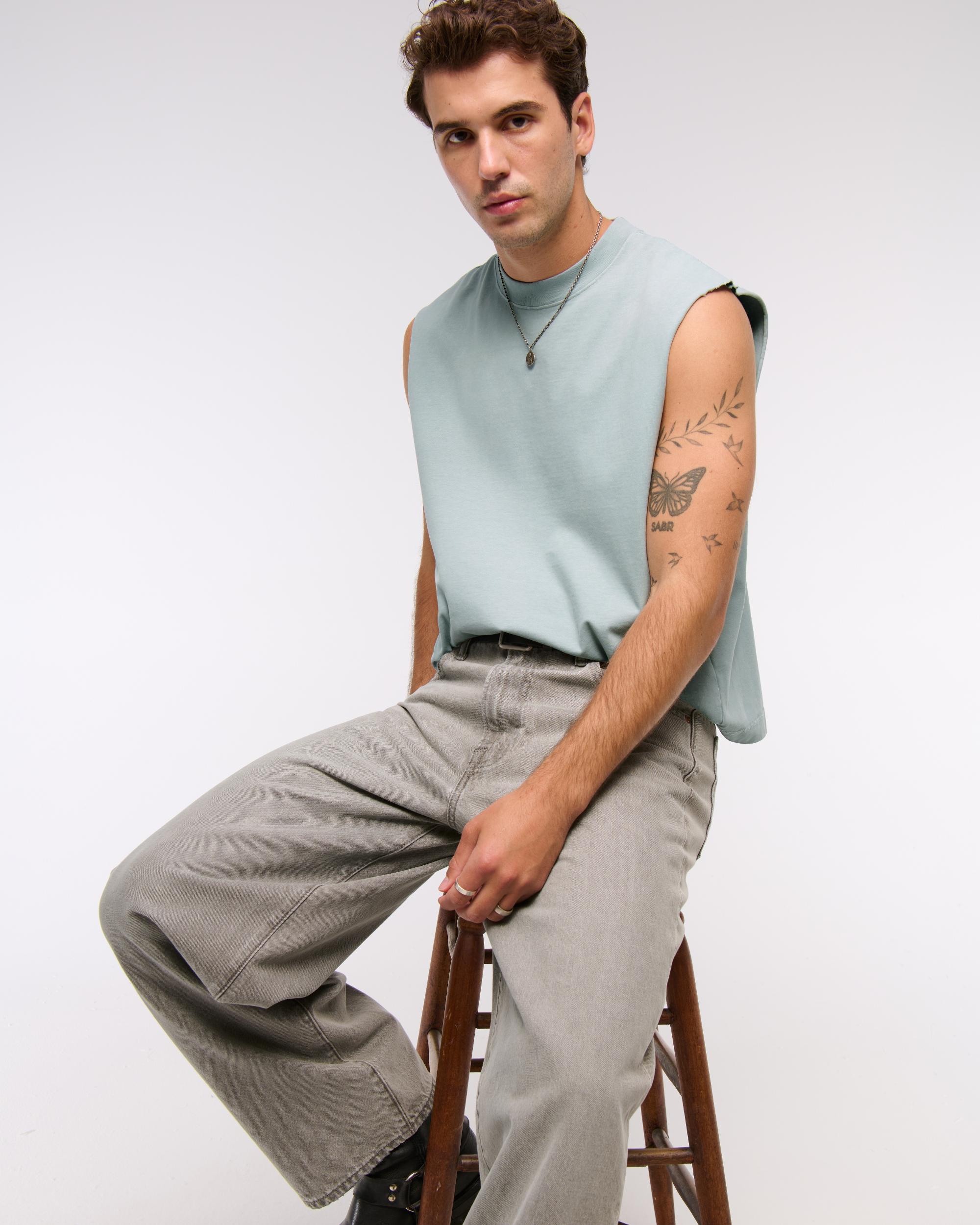 Premium Heavyweight Cropped Tank Product Image