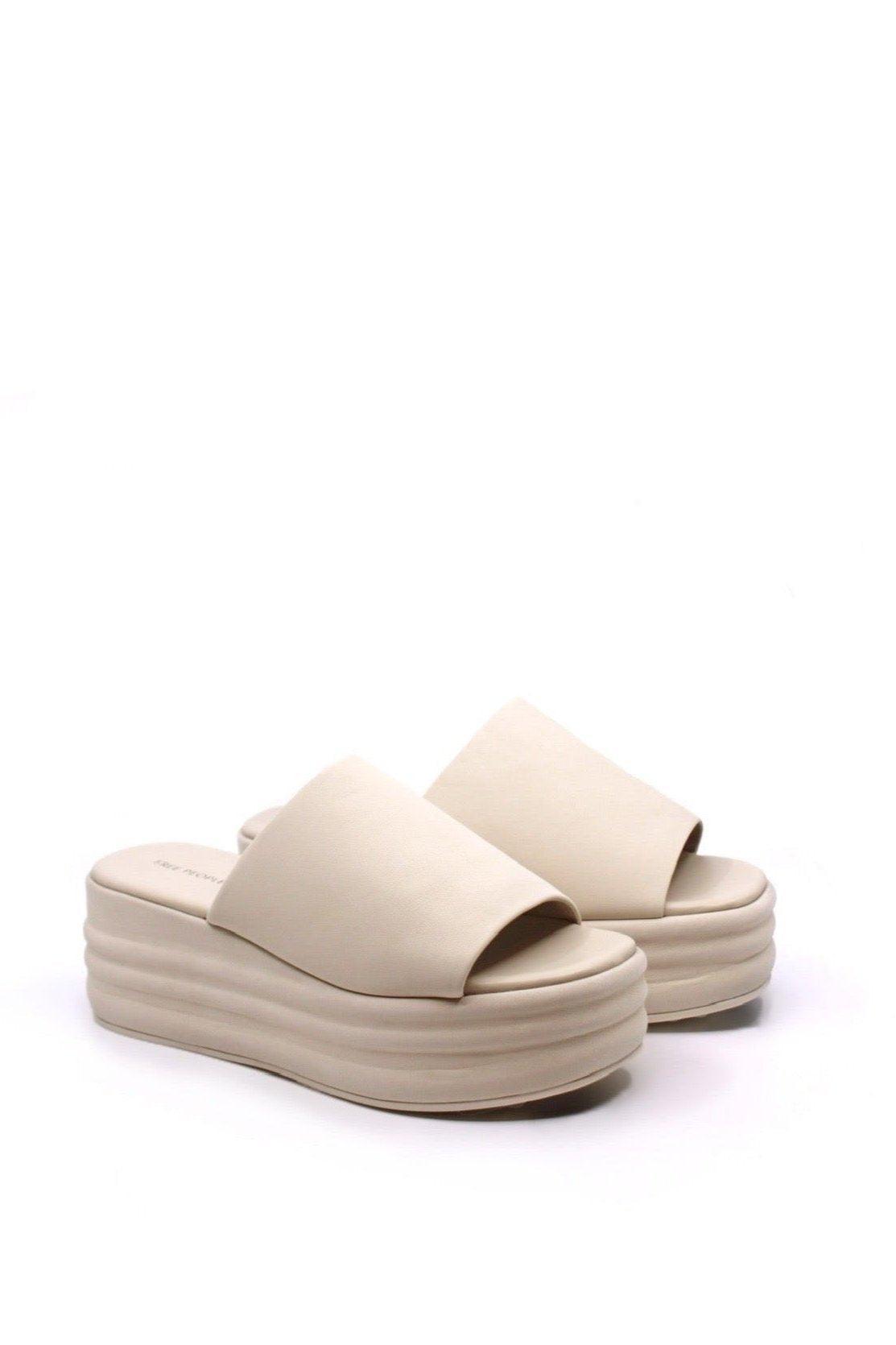 Free People Harbor Flatform Vanilla Product Image