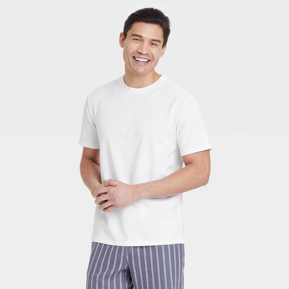 Mens Comfort Wear T-Shirt - Goodfellow & Co White XL Product Image