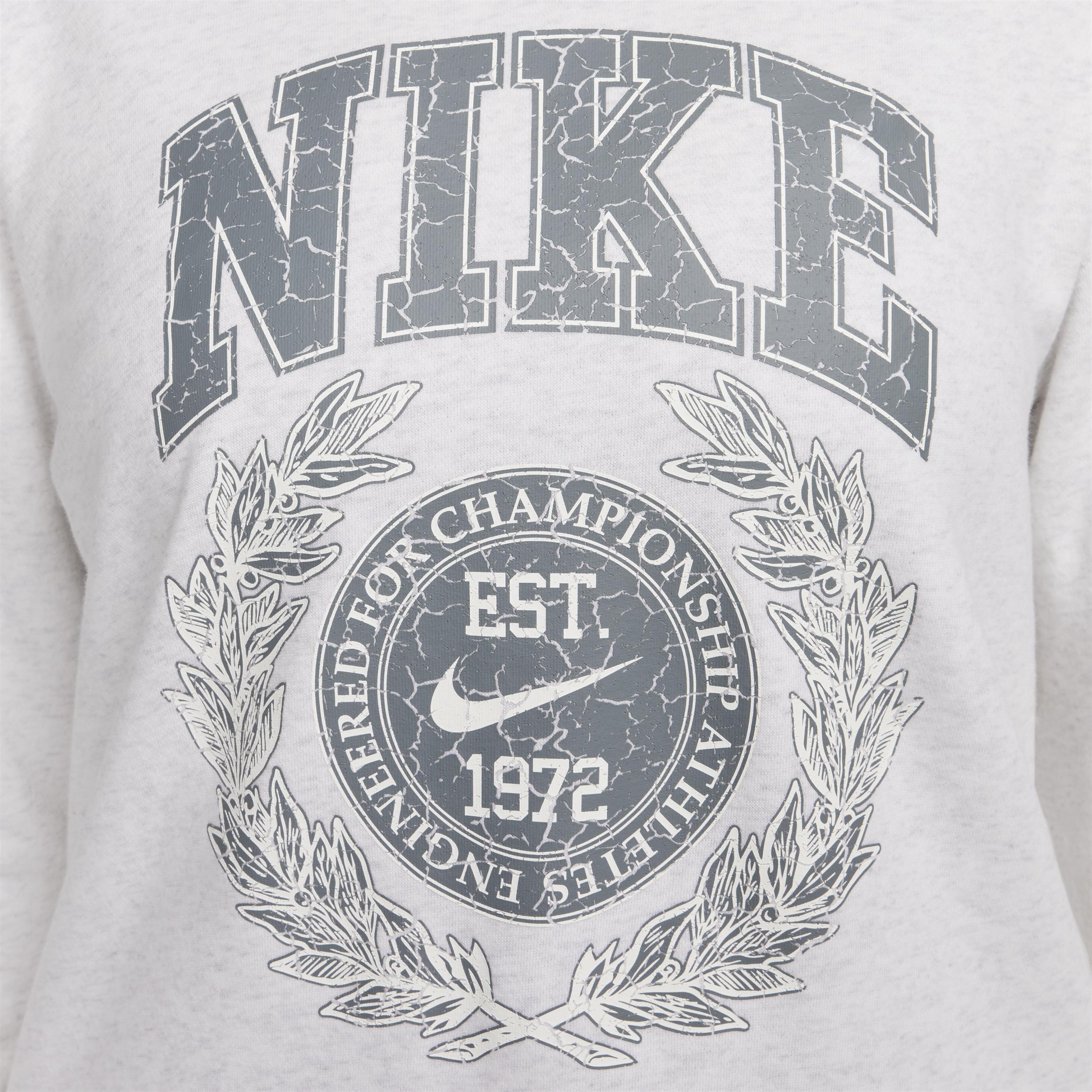 Women's Nike Sportswear Club Fleece Crew-Neck Sweatshirt Product Image