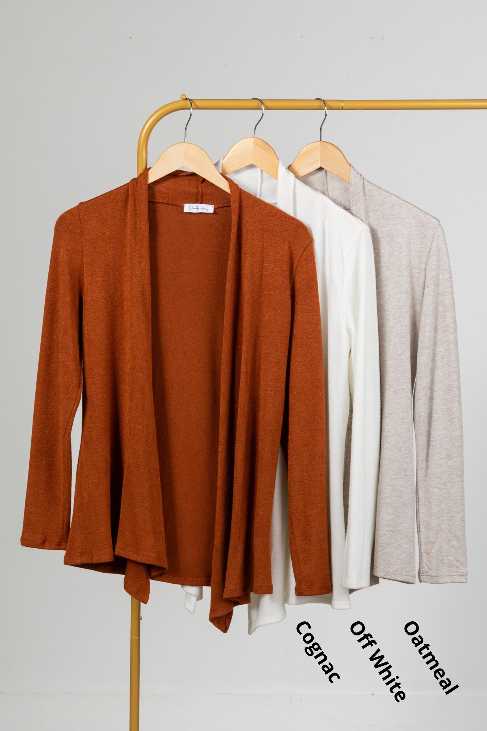 Solid Easy Knit Cardigan Product Image