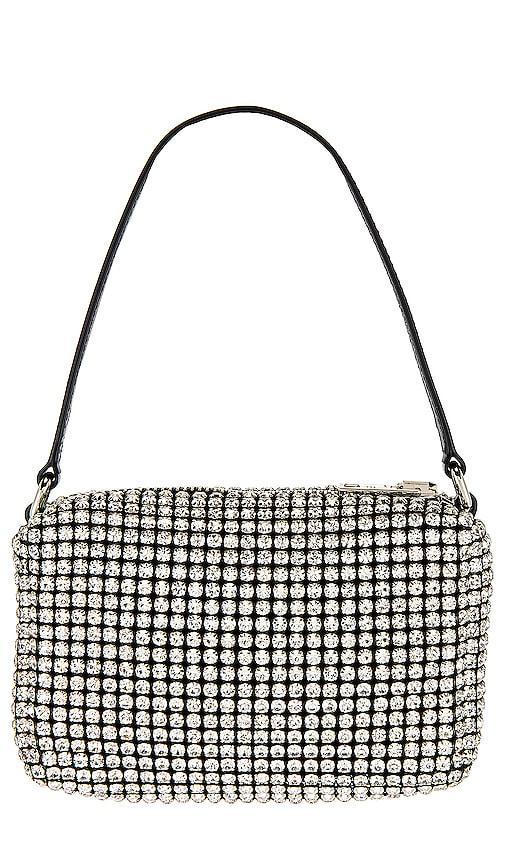 Womens Medium Heiress Rhinestone Mesh Pouch Product Image