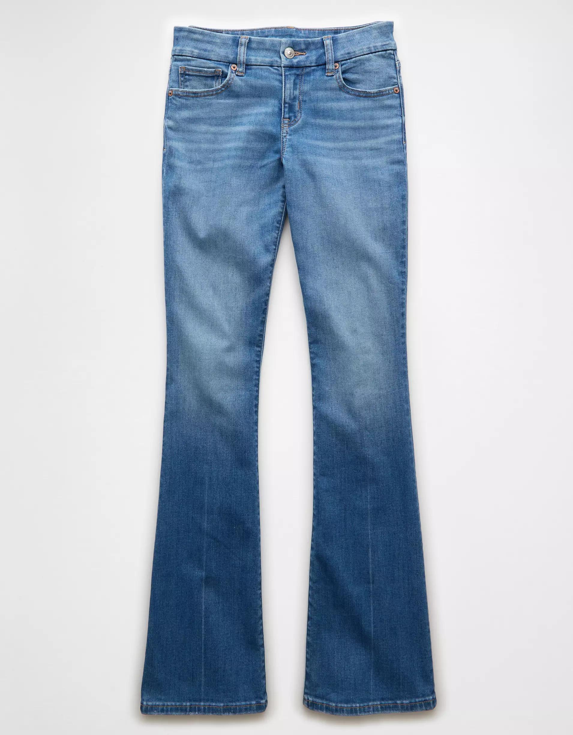 AE Next Level Curvy Low-Rise Kick Bootcut Jean Product Image