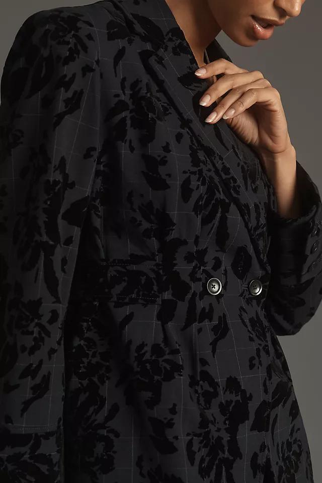 By Anthropologie Floral Menswear Blazer Product Image