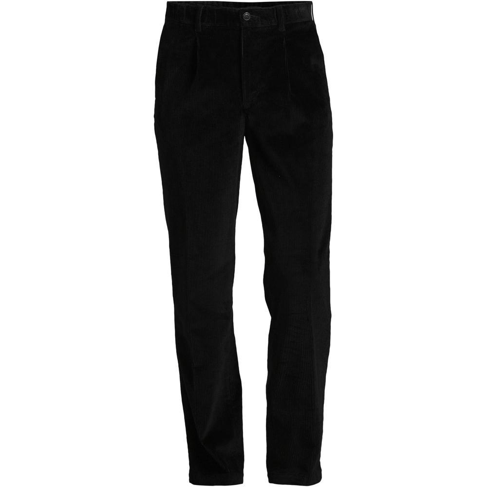 Lands' End Men's Corduroy Wide Wale Corduroy Pant - 29x30 - Black Product Image