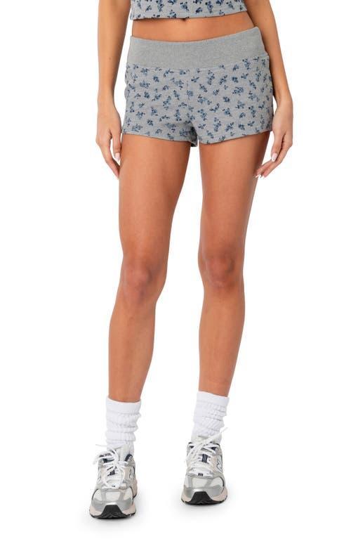 Womens Wildflower Waffle Low Rise Micro Shorts Product Image