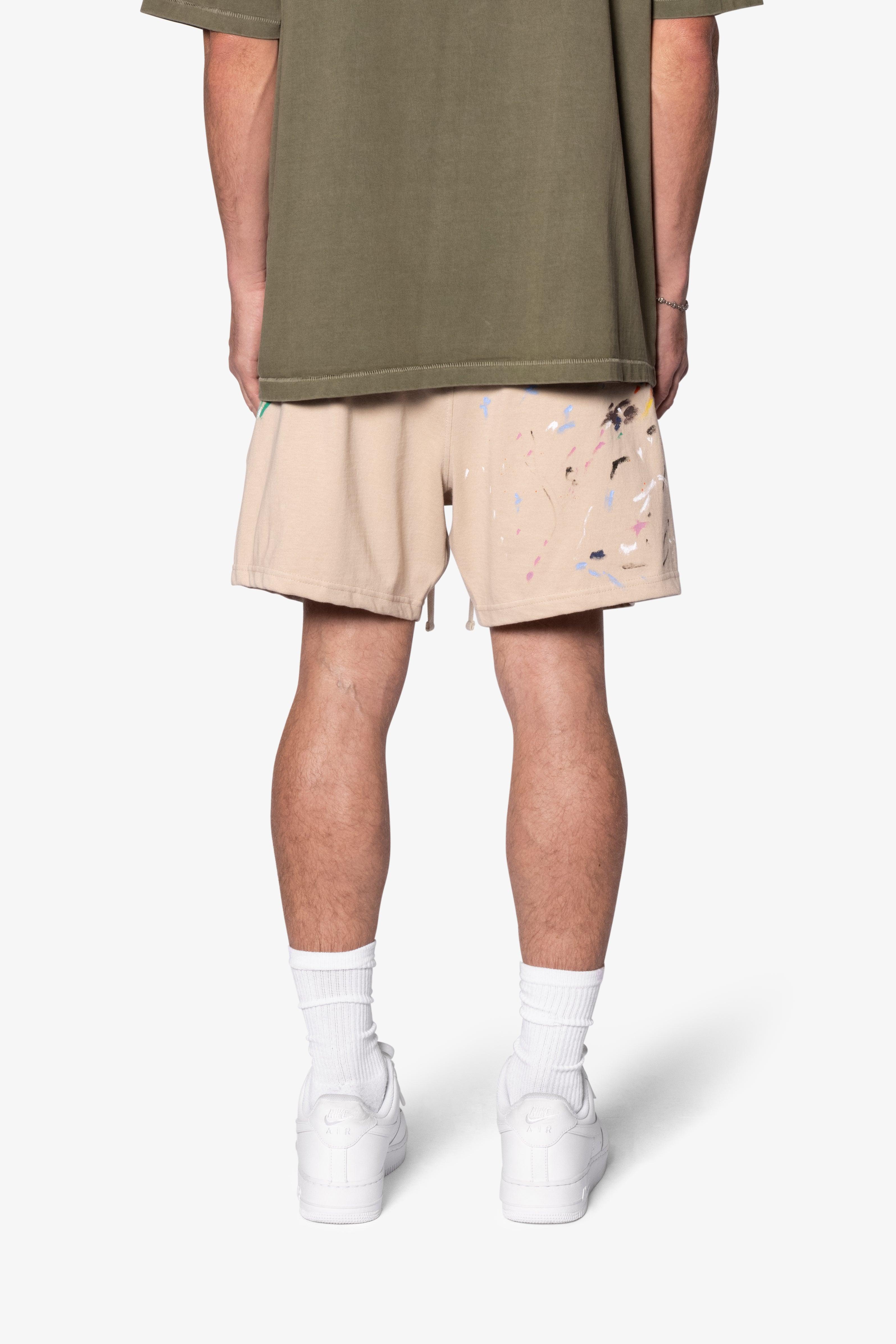 Painter Fleece Shorts - Off White Product Image