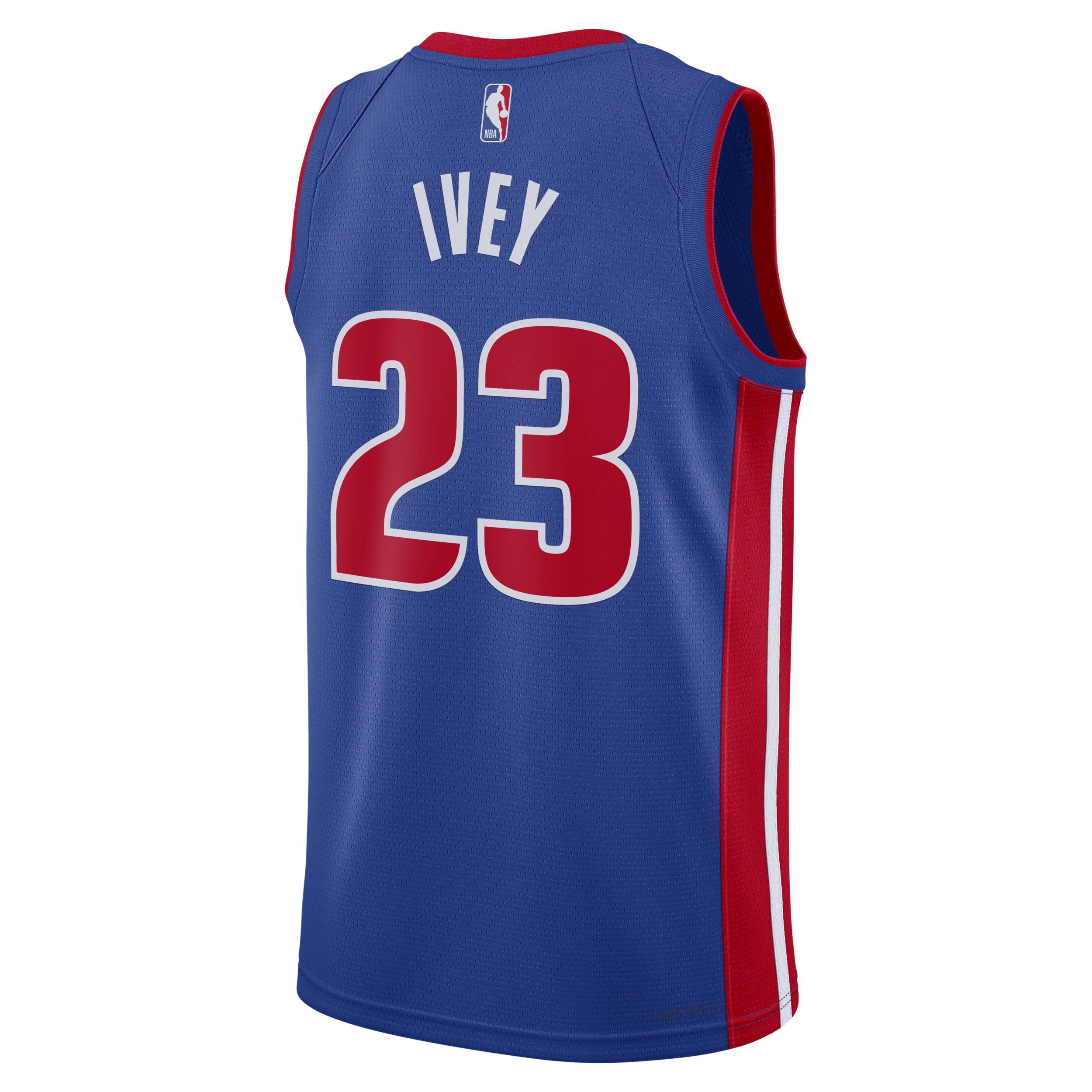 Detroit Pistons Icon Edition 2022/23 Nike Men's Dri-FIT NBA Swingman Jersey Product Image