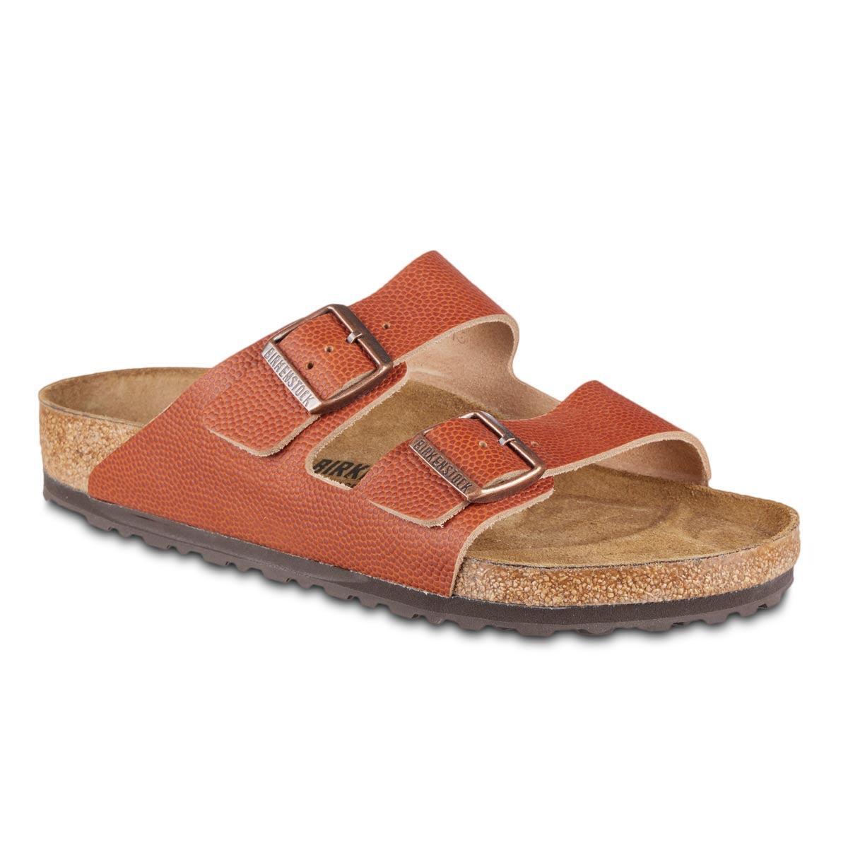 Birkenstock Men's Arizona Grip Horween Embossed Leather Sandals Product Image