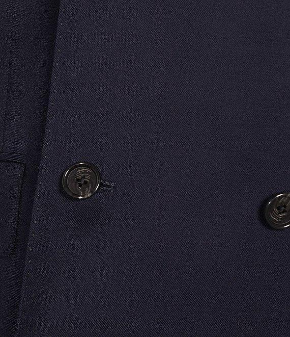 Cremieux Modern Fit Flat Front Dark Solid 2-Piece Suit Product Image