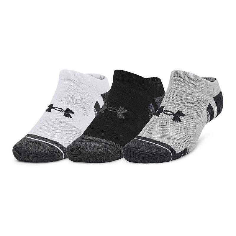 Men's Under Armour Performance Tech 3-Pack No Show Socks,  Product Image
