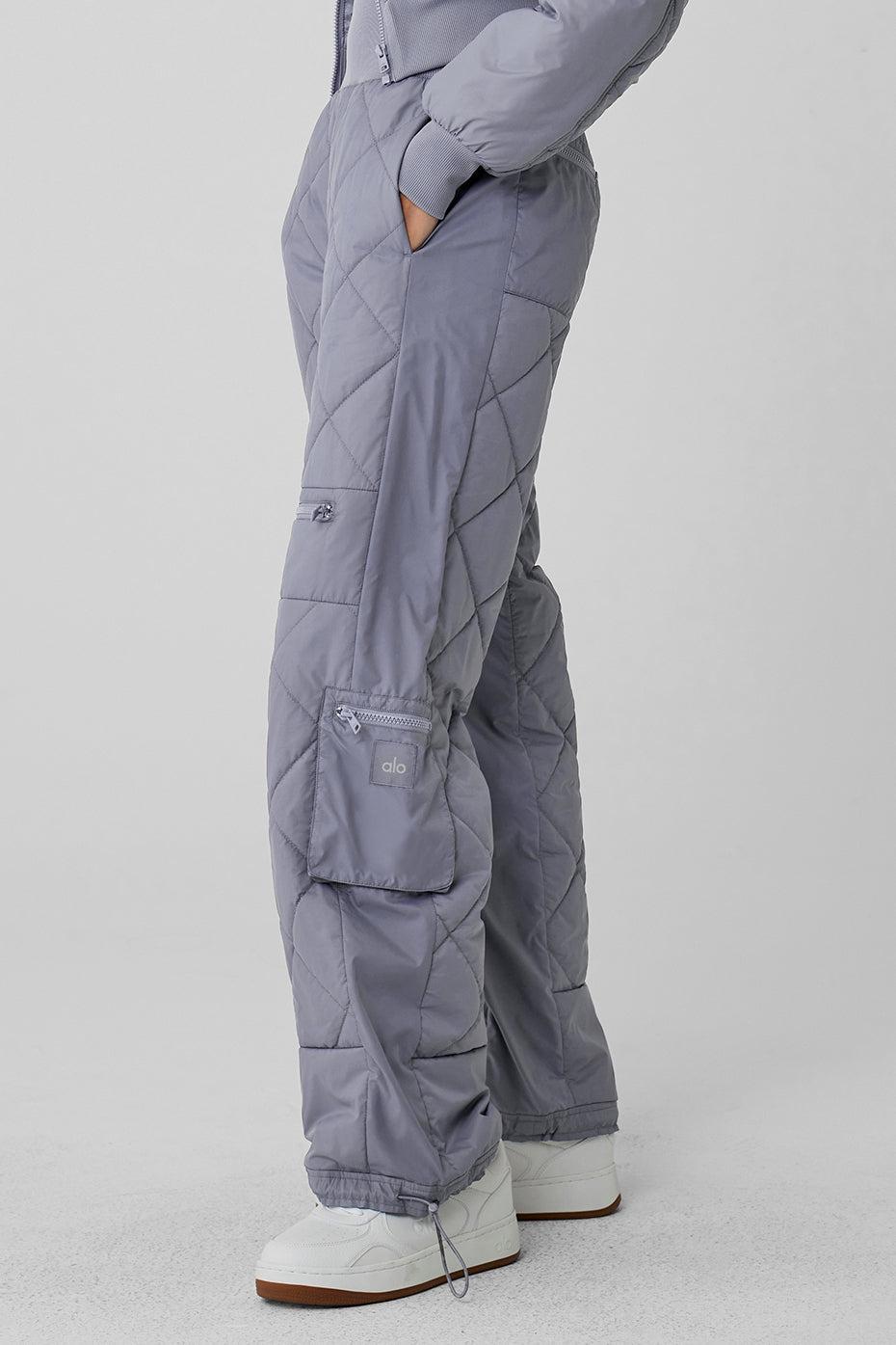 High-Waist Snowrider Puffer Pant - Fog Female Product Image