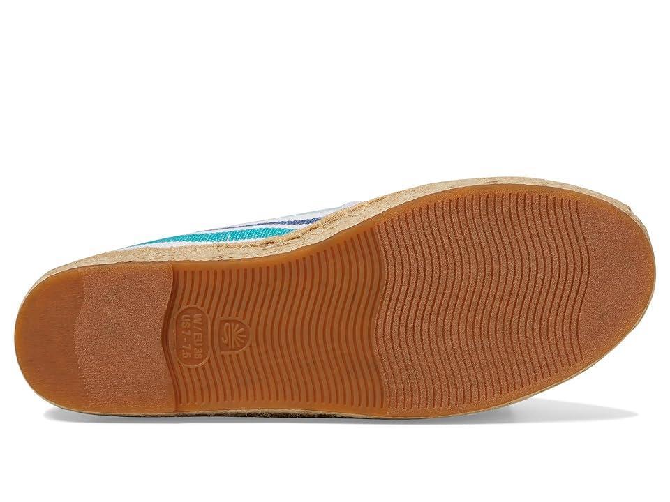 Soludos Original Espadrille (Green/Teal Beach Stripe) Women's Shoes Product Image