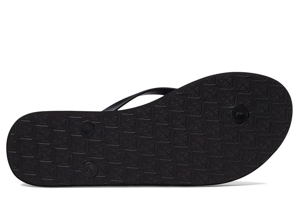 Roxy Viva Stamp II (Black Graphic) Women's Sandals Product Image