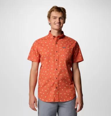 Columbia Men's Rapid Rivers Printed Short Sleeve Shirt Tall- Product Image