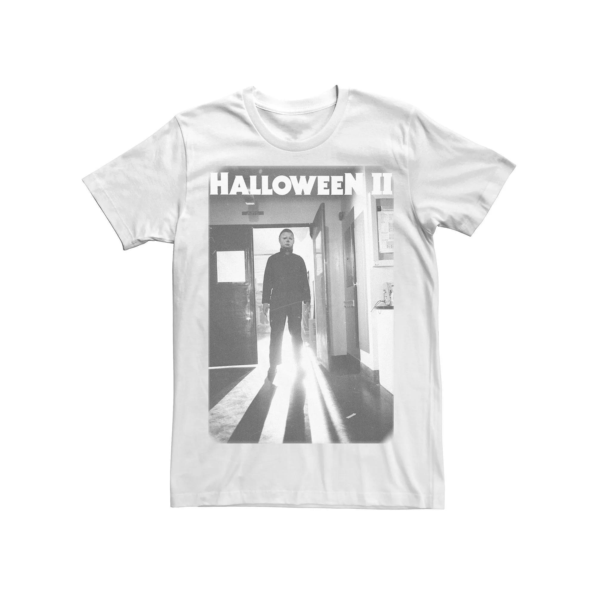 Mens Halloween 2 Michael Myers Faded Poster Tee Product Image