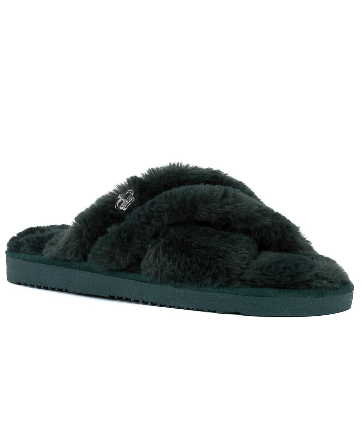 Juicy Couture Jovie Womens Open Toe Slippers Green Green Product Image