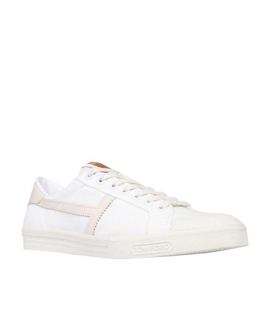 TOM FORD Logo Casual Shoes In White Product Image